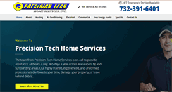 Desktop Screenshot of precisiontechnj.com